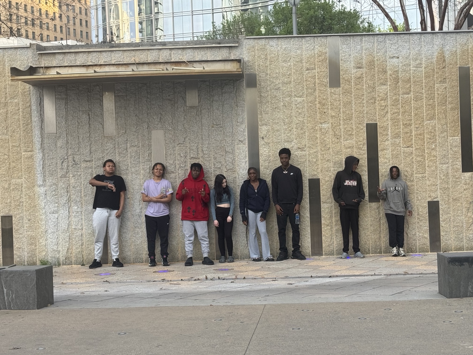 Breaking Away youth participating in a community field experience